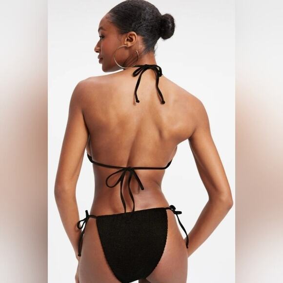 Good AMERICAN ALWAYS FITS TINY TIES BIKINI TOP, SIZE 00/0 - Picture 8 of 9